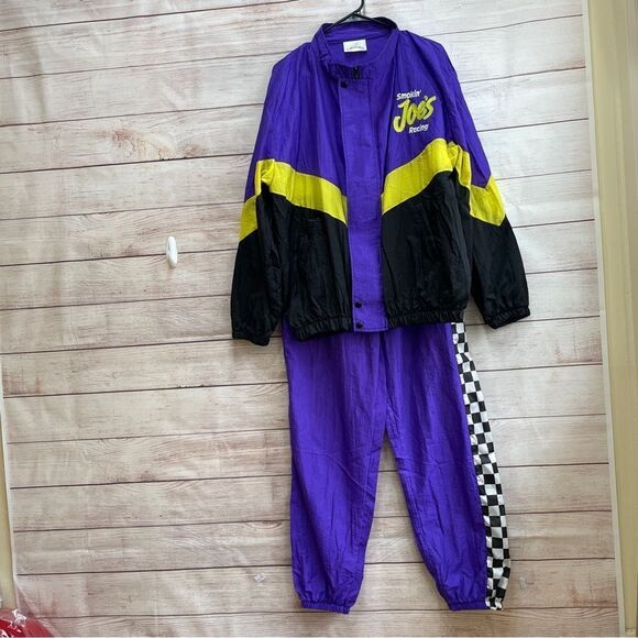 VINTAGE CAMEL SMOKIN’ JOE’S RACING TWO PIECE TRACK SUIT - Picture 2 of 16